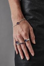 Load image into Gallery viewer, STOLEN GIRLFRIENDS CLUB SILVER LOVE CLAW BRACELET AMETHYST
