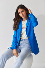 Load image into Gallery viewer, TUESDAY KING BLAZER ELECTRIC BLUE
