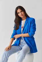Load image into Gallery viewer, TUESDAY KING BLAZER ELECTRIC BLUE
