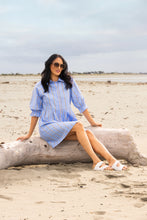 Load image into Gallery viewer, KNEWE PIPER DRESS TIDAL
