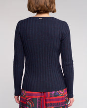 Load image into Gallery viewer, KNEWE FELIX SWEATHER NAVY FLECK
