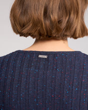 Load image into Gallery viewer, KNEWE FELIX SWEATHER NAVY FLECK
