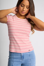 Load image into Gallery viewer, KNEWE EMILY TEE RASPBERRY/PINK
