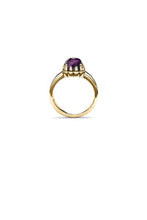 Load image into Gallery viewer, STOLEN GIRLFRIENDS CLUB GOLD BABY CLAW RING AMETHYST
