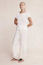 Load image into Gallery viewer, MARLE LILL KNIT TEE IVORY
