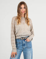 STORM LUREX CABLE SWEATER