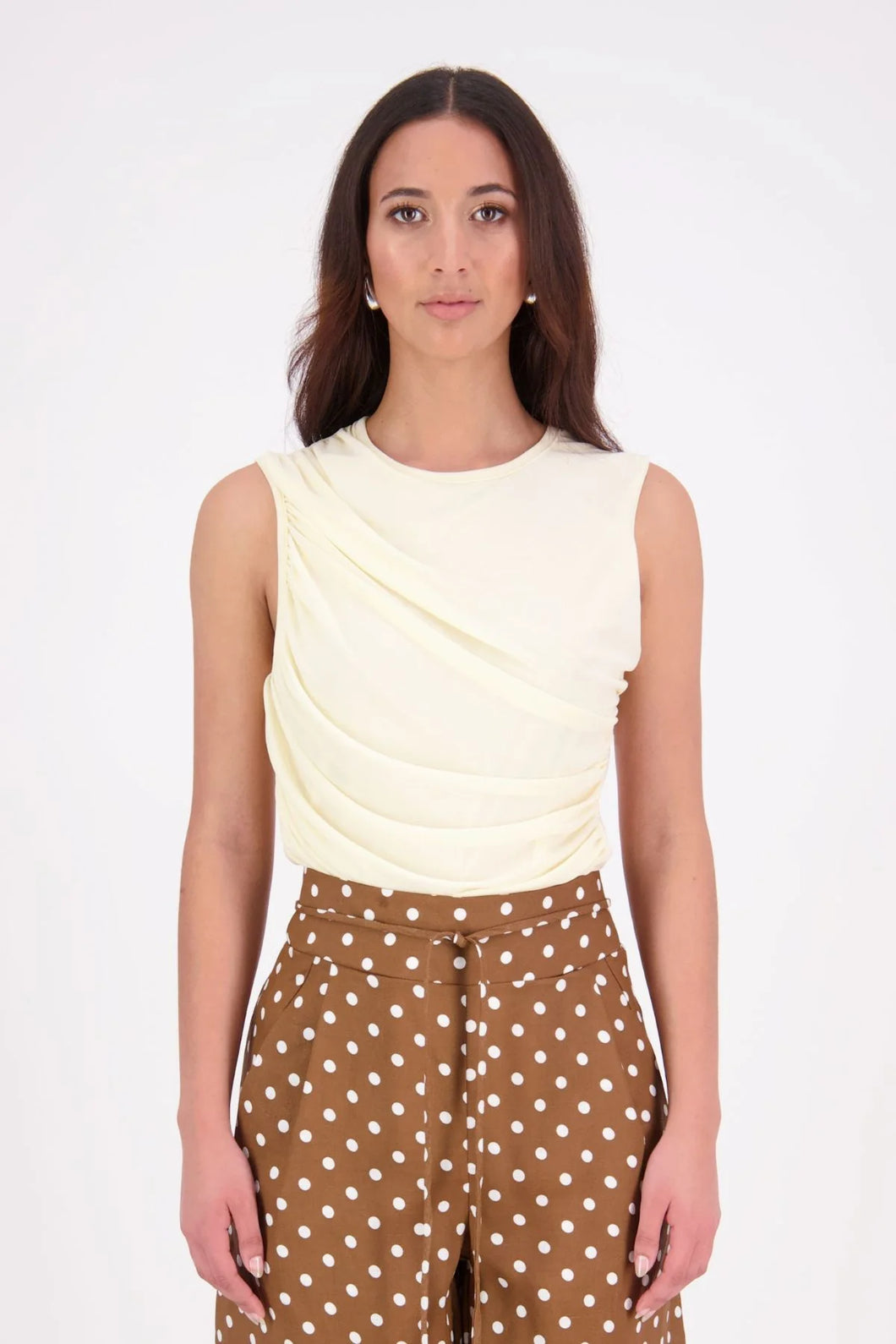 NES LYLA MESH TANK LEMON