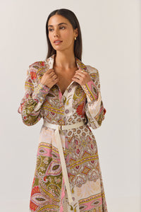 TUESDAY MALA DRESS SUNSET PAISLEY