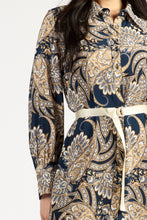 Load image into Gallery viewer, TUESDAY MALA DRESS NAVY PAISLEY
