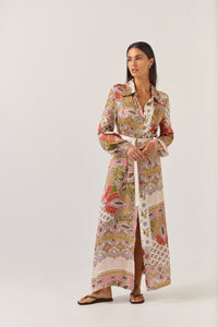 TUESDAY MALA DRESS SUNSET PAISLEY