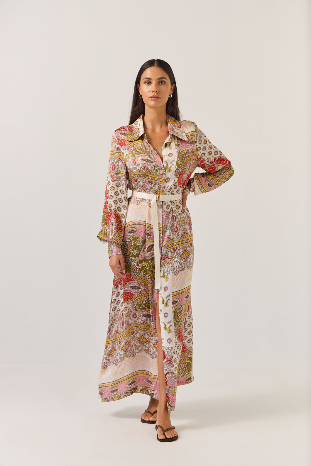 TUESDAY MALA DRESS SUNSET PAISLEY