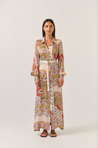 TUESDAY MALA DRESS SUNSET PAISLEY