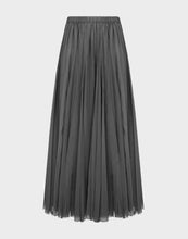 Load image into Gallery viewer, STORM MESH GODET SKIRT GREY
