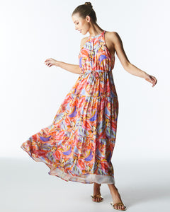 FATE + BECKER MIDSUMMER HALTER MAXI DRESS