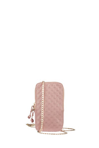 KAREN WALKER MONOGRAM MINI BAG PINK