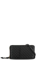 Load image into Gallery viewer, KAREN WALKER MONOGRAM PHONE WALLET BLACK
