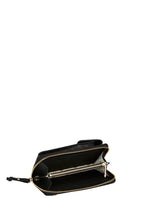 Load image into Gallery viewer, KAREN WALKER MONOGRAM PHONE WALLET BLACK
