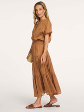 Load image into Gallery viewer, LOLLYS LAUNDRY DIAMOND MAXI SKIRT CAMEL
