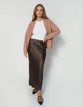 Load image into Gallery viewer, DEAR SUTTON HARPER SKIRT CHOCOLATE
