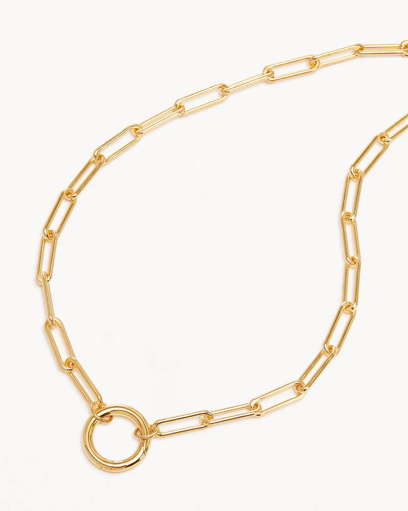 GOLD WITH LOVE ANNEX LINK NECKLACE