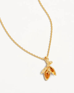 BY CHARLOTTE BIRTH FLOWER NECKLACE - SNOWDROP JANUARY