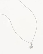 Load image into Gallery viewer, BY CHARLOTTE SILVER BIRTH FLOWER NECKLACE SNOWDROP - JANUARY

