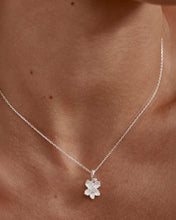 Load image into Gallery viewer, BY CHARLOTTE SILVER BIRTH FLOWER NECKLACE VIOLET - FEBRUARY
