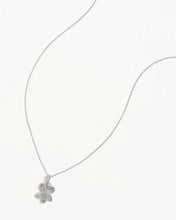 Load image into Gallery viewer, BY CHARLOTTE SILVER BIRTH FLOWER NECKLACE VIOLET - FEBRUARY
