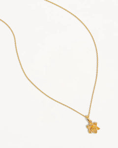 BY CHARLOTTE BIRTH FLOWER NECKLACE- DAFFODIL