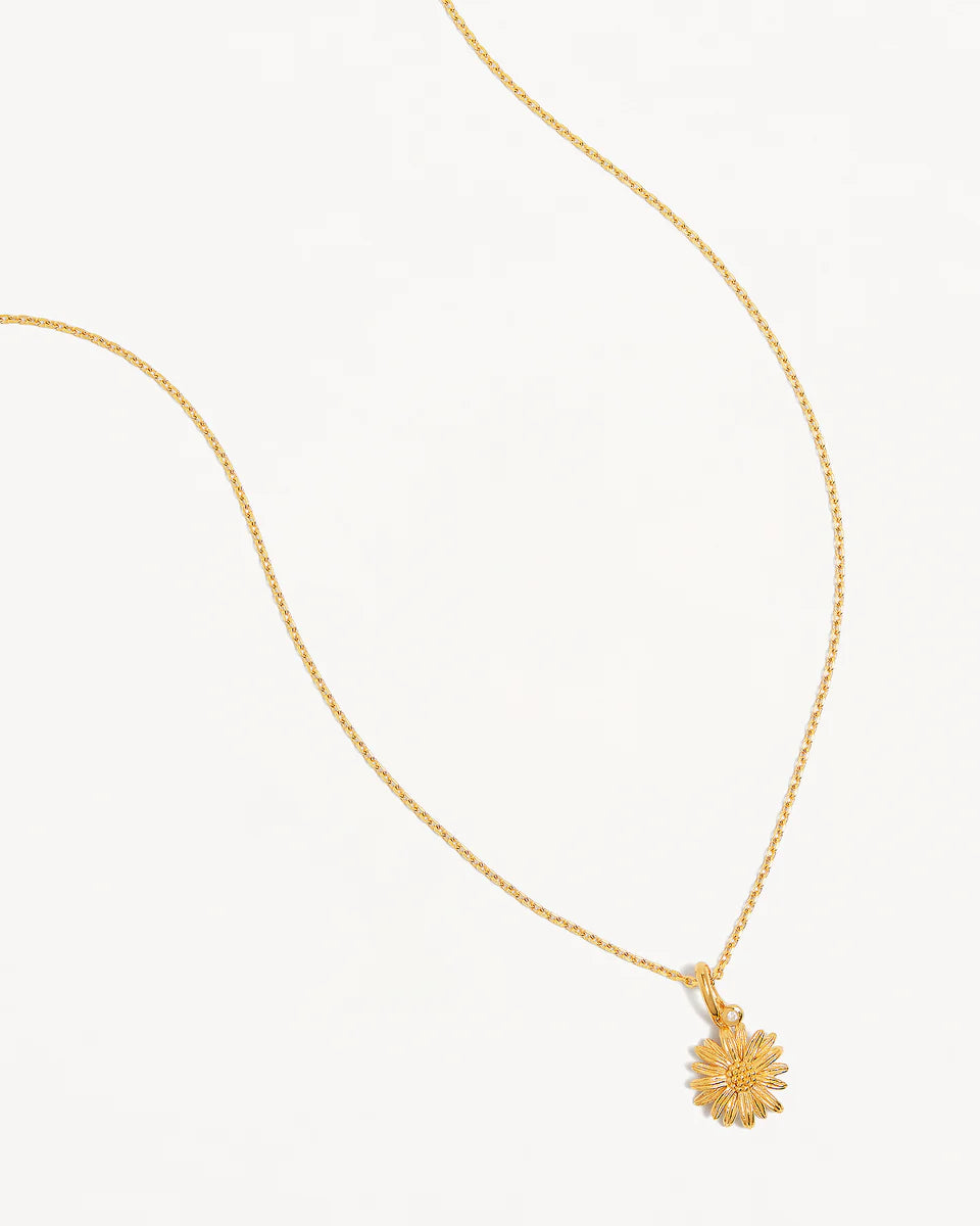 BY CHARLOTTE BIRTH FLOWER NECKLACE - DAISY APRIL