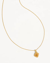 Load image into Gallery viewer, BY CHARLOTTE BIRTH FLOWER NECKLACE - ROSE JUNE
