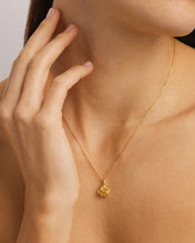 Load image into Gallery viewer, BY CHARLOTTE BIRTH FLOWER NECKLACE - ROSE JUNE
