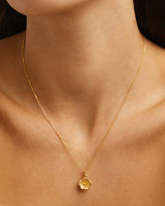BY CHARLOTTE BIRTH FLOWER NECKLACE - MORNING GLORY SEPTEMBER