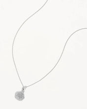 Load image into Gallery viewer, BY CHARLOTTE SILVER BIRTH FLOWER NECKLACE MORNING GLORY - SEPTEMBER
