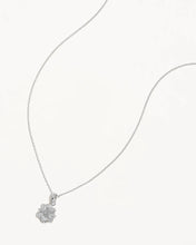 Load image into Gallery viewer, BY CHARLOTTE SILVER BIRTH FLOWER NECKLACE COSMOS - OCTOBER
