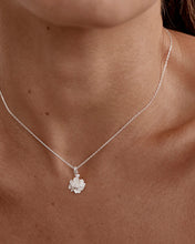 Load image into Gallery viewer, BY CHARLOTTE SILVER BIRTH FLOWER NECKLACE  PEONY - NOVEMBER
