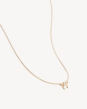 Load image into Gallery viewer, BY CHARLOTTE GOLD FOREVER MORE BOW NECKLACE
