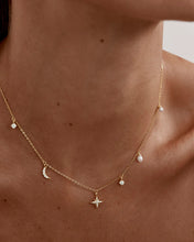 Load image into Gallery viewer, BY CHARLOTTE GOLD CELESTIAL SKIES CHARM CHOKER
