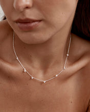 Load image into Gallery viewer, BY CHARLOTTE SILVER MOONLIT BLOOM PEARL CHOKER
