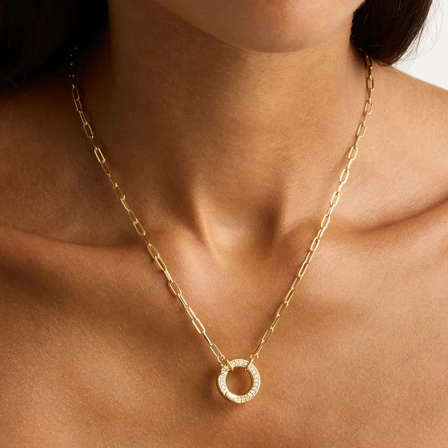 BY CHARLOTTE GOLD CELESTIAL ANNEX LINK NECKLACE