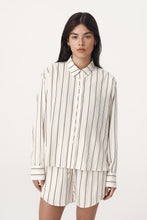 Load image into Gallery viewer, ROWIE NOLA LONGSLEEVE SHIRT CACTUS STRIPE
