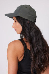 MARLOW NYLON CAP OLIVE