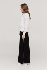 TAYLOR COMPLACEMENT SKIRT BLACK/IVORY