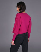 Load image into Gallery viewer, STORM RIB DETAIL MERINO SWEATER PINK
