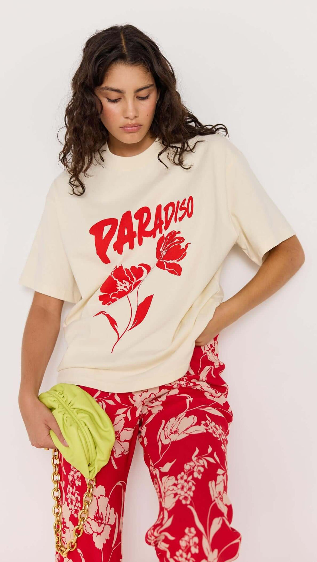 MINK PINK PARADISO OVERSIZED TEE