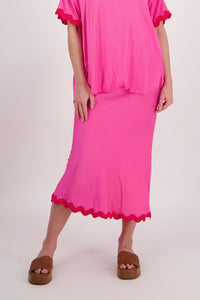 BRIARWOOD POPPY SKIRT FUSHIA