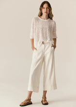 Load image into Gallery viewer, POL CARSEN CROP PANT ECRU
