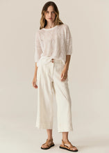 Load image into Gallery viewer, POL CARSEN CROP PANT ECRU
