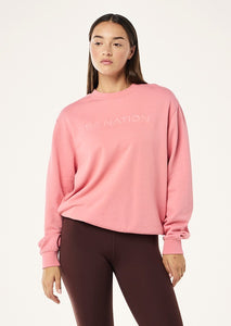 P.E NATION QUALIFY SWEAT DUSTY PINK