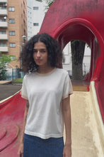 Load and play video in Gallery viewer, ROWIE VASHTI DENIM MIDI SKIRT
